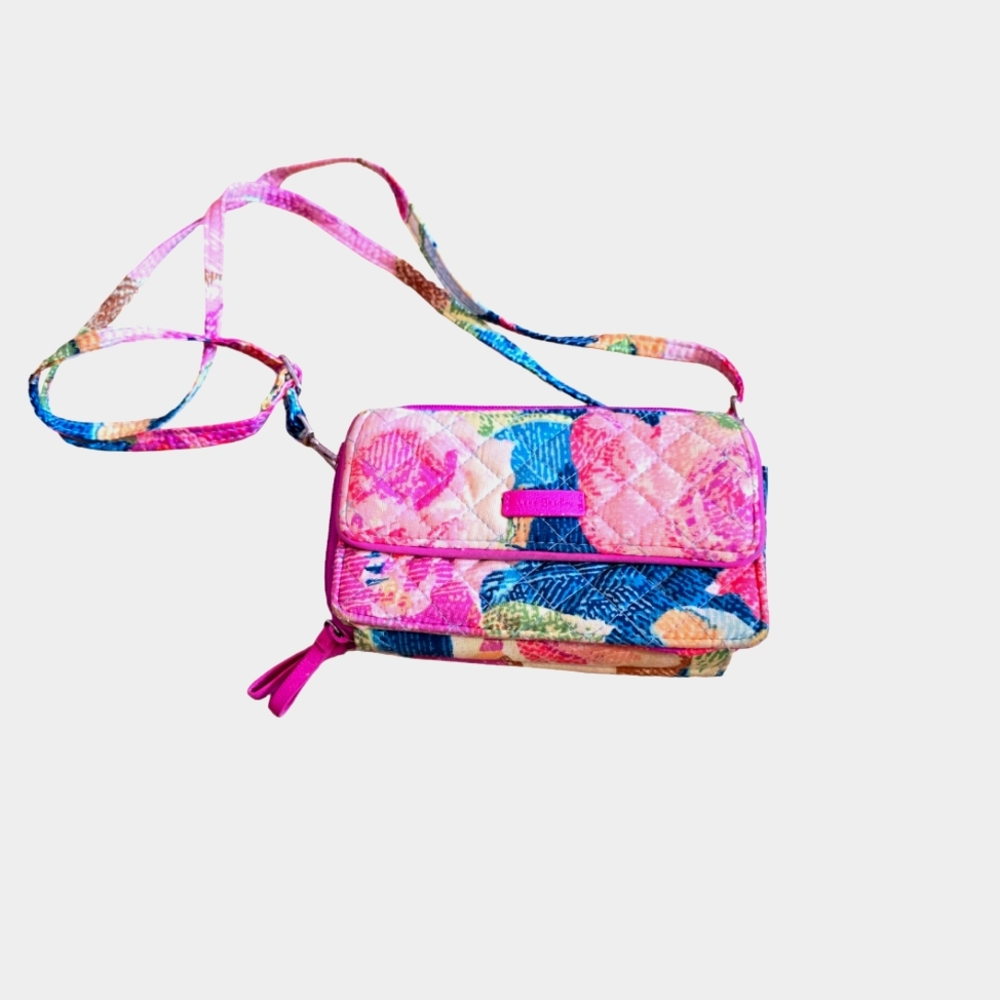 Vera Bradley Iconic RFID All in one Crossbody in Superbloom